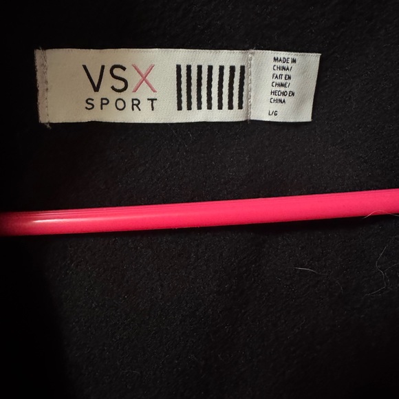 Victoria's Secret Neon Pink Hooded Jacket - LARGE NWT - Picture 5 of 8